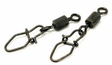 Вертлюг с застежкой HITFISH X-Patten rolling swivel with v-snap snap №8 7шт.(Япония)