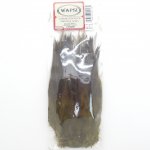 Перья из седла петуха WAPSI Strung Rooster Saddles Long цв.olive natural(США)