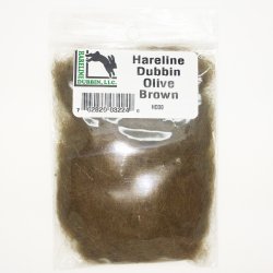 Даббинг HARELINE из меха зайца цв.olive brown(США)