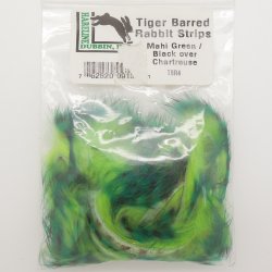 Мех кролика HARELINE Tiger Barred цв.mahi green/black(США)