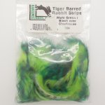 Мех кролика HARELINE Tiger Barred цв.mahi green/black(США)