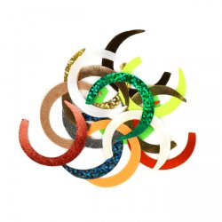 Заготовка хвоста FISHION Wiggle Tails XS цв.orange fluo 8шт.(Италия)