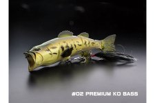 Воблер LITTLE JACK Ikaku Premium 114мм цв.02 ko bass(Тайвань)