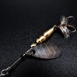 Блесна вращ. ШМАКОВКА Чебак 1,3гр. цв.лат./черный(Россия)