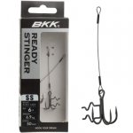 Стингер BKK Assist Spear Stinger 7X7 Wire Zander-8см, 7кг, 0,36мм №4 2шт.A-EU-1431(Тайвань)