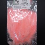 Перья марабу HARELINE Wooly Bugger цв.shrimp pink(США)