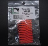 Ножки резиновые HARELINE Tarantu-Legs цв.orange/black barred(США)
