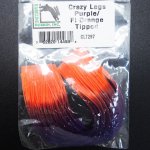 Ножки резиновые HARELINE Crazy цв.purple/fluo orange tip(США)