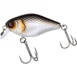 Воблер JACKALL Chubby 38 F Silent цв.uv mat silver&black(Япония)