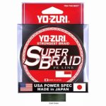Шнур YO-ZURI PE Super Braid цв.dark green 135м 0,19мм(Япония)