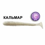 Виброхвост CRAZY FISH Vibro Worm Float 3,4'' 8,5см цв.66 кальмар 5шт.(Гонконг)