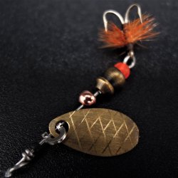 Блесна вращ. ШМАКОВКА Микроб-Е 0,8гр. цв.чернь лат./латунь(Россия)