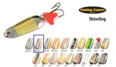 Блесна кол. AKARA Shtorling 1003 24гр. цв.001/Sil(Китай)