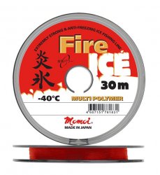 Леска MOMOI Fire Ice Red 30м 0,117мм(Япония)