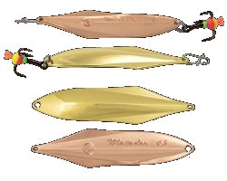 Блесна зим. ECOPRO Matador 45мм цв.G/C(Россия)