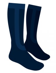 Носки LOOP Merino Warm Wading цв.navy/petrol р-р 40-42(Эстония)