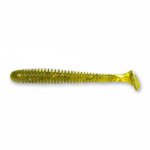 Виброхвост CRAZY FISH Vibro Worm 3'' 7,5см цв.1 кальмар 5шт.(Гонконг)