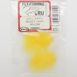 Перья CDC WAPSI Super Select цв.light yellow(США)