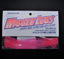 Ножки силиконовые HEDRON Wiggle Legs цв.pink/hot pink tip WL37(США)