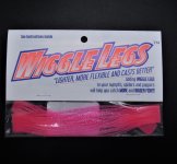 Ножки силиконовые HEDRON Wiggle Legs цв.pink/hot pink tip WL37(США)