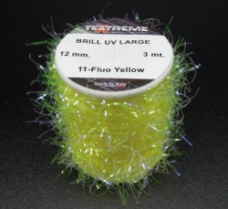 Синель TEXTREME Brill UV Large 12мм цв.11 fluo yellow(Италия)