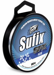 Леска SUFIX SFX Ice цв.clear 100м 0,20мм(Финляндия)