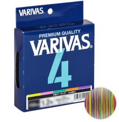 Шнур VARIVAS Marking PE X4 цв.multicolor 150м р-р 1,0, 0,165мм(Япония)