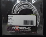 Трубка плетеная TEXTREME Mylar Small цв.140 silver(Италия)