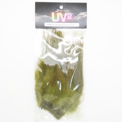 Перья из седла петуха SPIRIT RIVER UV2 цв.olive(США)