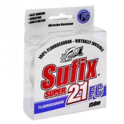 Леска SUFIX Super 21 Fluorocarbon 150м 0,33мм+кусачки RCDMC(Китай)