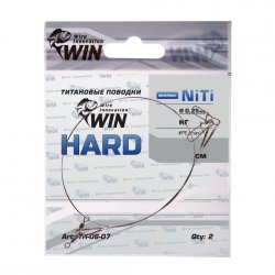Поводок WIN Hard NiTi 4кг 12,5см 2шт.(Россия)
