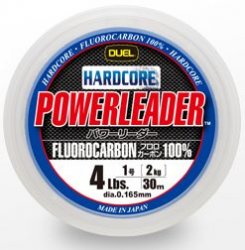 Леска DUEL Hardcore Powerleader FC Fluorocarbon 50м 0,57мм(Япония)