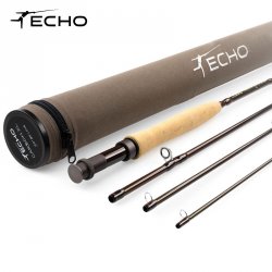 Удилище нахлыст.ECHO Carbon XL 4 класс, 2,54м, 4 части(Корея)