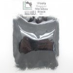 Перья марабу HARELINE Wooly Bugger цв.black(США)