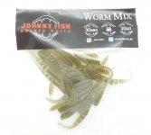 Приманка JOHNNY FISH Worm Mix 30 цв.13 20шт.(Россия)