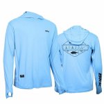 Футболка BKK Long Sleeve Performance Shirt Legacy цв.Light Blue р-р S(Китай)