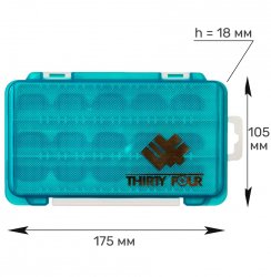 Коробка THIRTY FOUR Freely Slim Case цв.blue(Япония)