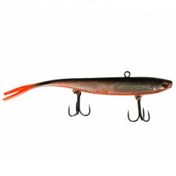 Зимний слаг JIG IT Whale Tail 130мм 22гр. цв.F11 Shiny black back(Китай)